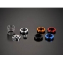 Ressort de rappel avec cuvette G-Craft pour maitre cylindre Nissin de différents coloris | Motorkit