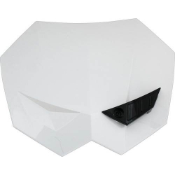 Plaque de cross look Ktm blanche • Motorkit