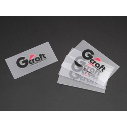 Autocollants / Stickers G-Craft noir 11x25mm • Motorkit