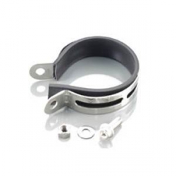 Collier de silencieux universel noir Ø90mm Kitaco • Motorkit