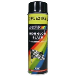 Peinture Noir brillant Motip 500ml bombe spray  • Motorkit
