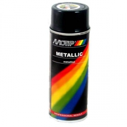 Peinture Noir metal 400ml Motip spray bombe • Motorkit