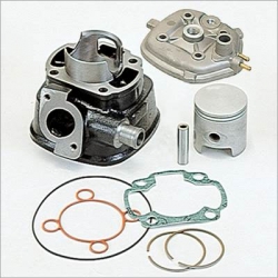 Kit cylindre - culasse75cc pour Nitro Aerox Jog Mach Aprilia SR refroidissement liquide • Motorkit