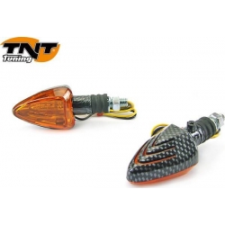 Pair of flashing Peak chrome plated by TNT • Motorkit