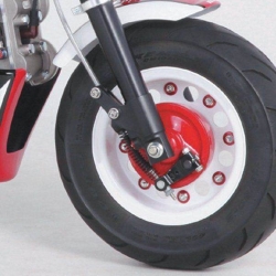 Jantes Kitaco blanche 3.50 x 8 pouces • Motorkit