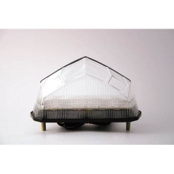 Feu arrière leds Derbi Senda avec clignotants transparent • Motorkit