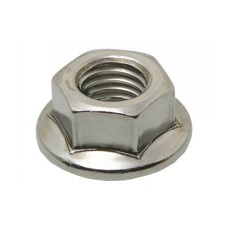 Ecrou M12 x 1.25 mm,  autobloquant avec embase