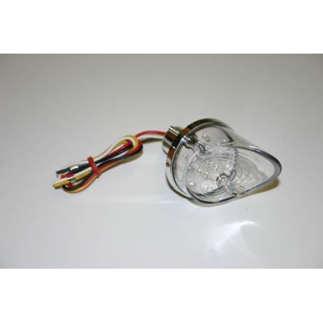 Feux arrière à leds MTKT avec clignotant intégré à coller