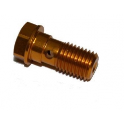 Banjo Bolt M10 x 1.25 Gold Takegawa 00-07-0007 • Motorkit