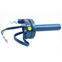 Commodo droit universel avec poignée de gaz • Motorkit