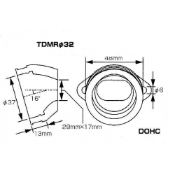 Manchon de pipe d'admission Kitaco pour TDMR32 DOHC • Motorkit