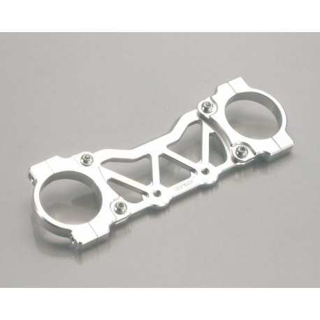 Kitaco Front fender bracket  - fork stiffener alu silver STD