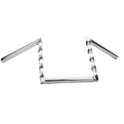 Guidon torsadé 20cm • Motorkit