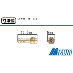 Gicleur ralenti pour Mikuni VM/TM18 et VM/TM24 à boisseau rectangle • Motorkit