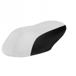 Housse de selle TNT Nitro blanche / noir • Motorkit