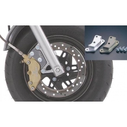 support pince brembo 4p fourche NSR anodisé titanium • Motorkit