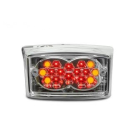 Feu arriere Booster / Bws à LEDS rouge + clignotants orange • Motorkit