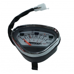 Compteur Skyteam-DAX  140km/h à fond blanc • Motorkit