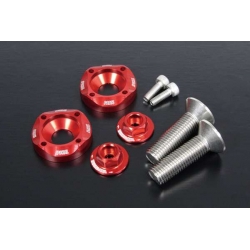 Top Bolt Set red ( Cap & Retainer / 2pcs ) for Dax / Monkey / Gorilla / Monkey FI 06-02-0039