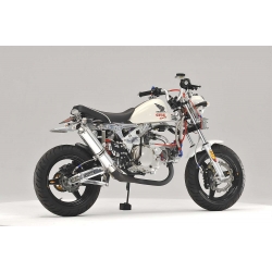 Pot d'échappement Over Racing Down Round Black tube • Motorkit