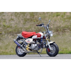 Pot d'échappement Over Racing Round Down carbone • Motorkit