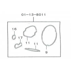 Dichting - Pakkingset O'ring Takegawa Superhead 4V+R 01-13-8011 • Motorkit