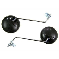 Pair of mirror for moped black ball • Motorkit