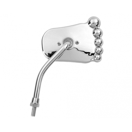 Rétroviseur Vicma " Pied " chromé gauche M8