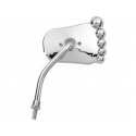Spiegel links Vicma "Voet" M8, chroom | Motorkit