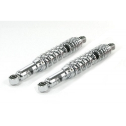 Amortisseurs chromé 330mm Takegawa  06-04-0068 • Motorkit