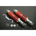 Amortisseurs Takegawa 330mm rouge chrome 06-04-0060 | Motorkit