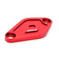 Cache / obturateur / suppression de pompe huile pour Derbi et Minarelli AM6 rouge • Motorkit