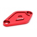 Cache / obturateur / suppression de pompe huile pour Derbi et Minarelli AM6 rouge | Motorkit