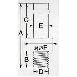 Embout durite Kitaco M8x1.25 - Ø8mm noir • Motorkit