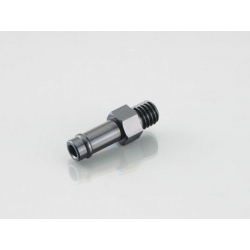 Embout durite Kitaco M8x1.25 - Ø6mm noir • Motorkit