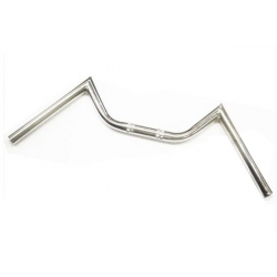 Guidon bracelet chrome Ø22mm • Motorkit