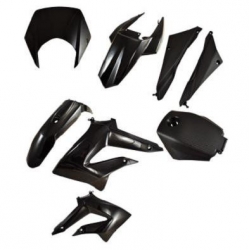 Carrosserie Derbi DRD 2011 et après noire • Motorkit