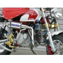 Pot Over Racing Hand-Bend Up muffler inox | Motorkit