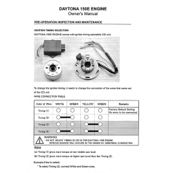 Allumage Racing Daytona 4 courbes pour mini 4 temps • Motorkit