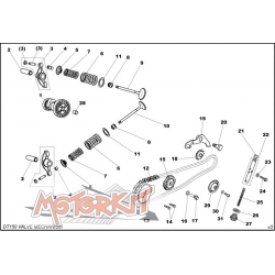 Soupape d'admission DAYTONA pour moteur DTE 150 • Motorkit