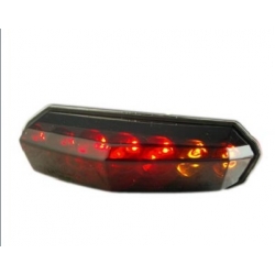 Achterlicht Derbi Senda R, SM, PRO, DRD - CPI SM, Hussard, Oliver, Pop Corn - Rieju RS2  leds, smoke glas • Motorkit