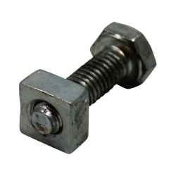 Vis pot d'échappement avec écrou carré Wallaroo - Peugeot 103 et Fox • Motorkit