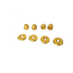 Jeu d'écrous d'amortisseur et rondelles colorés Dax et Monkey • Motorkit