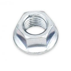 Ecrou 10 x 1.25 mm avec embase pour clef à douille de 15 mm  • Motorkit