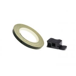 Liseret de jante noir 7mm 600cm avec applicateur • Motorkit