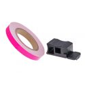 Liseret de jante rose fluo 7mm 600cm avec applicateur | Motorkit