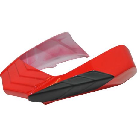 Dosseret de selle Mostro look Honda MSX 125 rouge et noir
