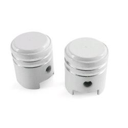 Capuchon / bouchon de valve de chambre à air  "pistons" anodisés différentes coloris • Motorkit