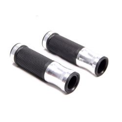 Recouvrement de poignées CNC Noir Aluminium • Motorkit