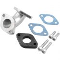Inlet pipe Kitaco left side for 20mm carburetor  | Motorkit